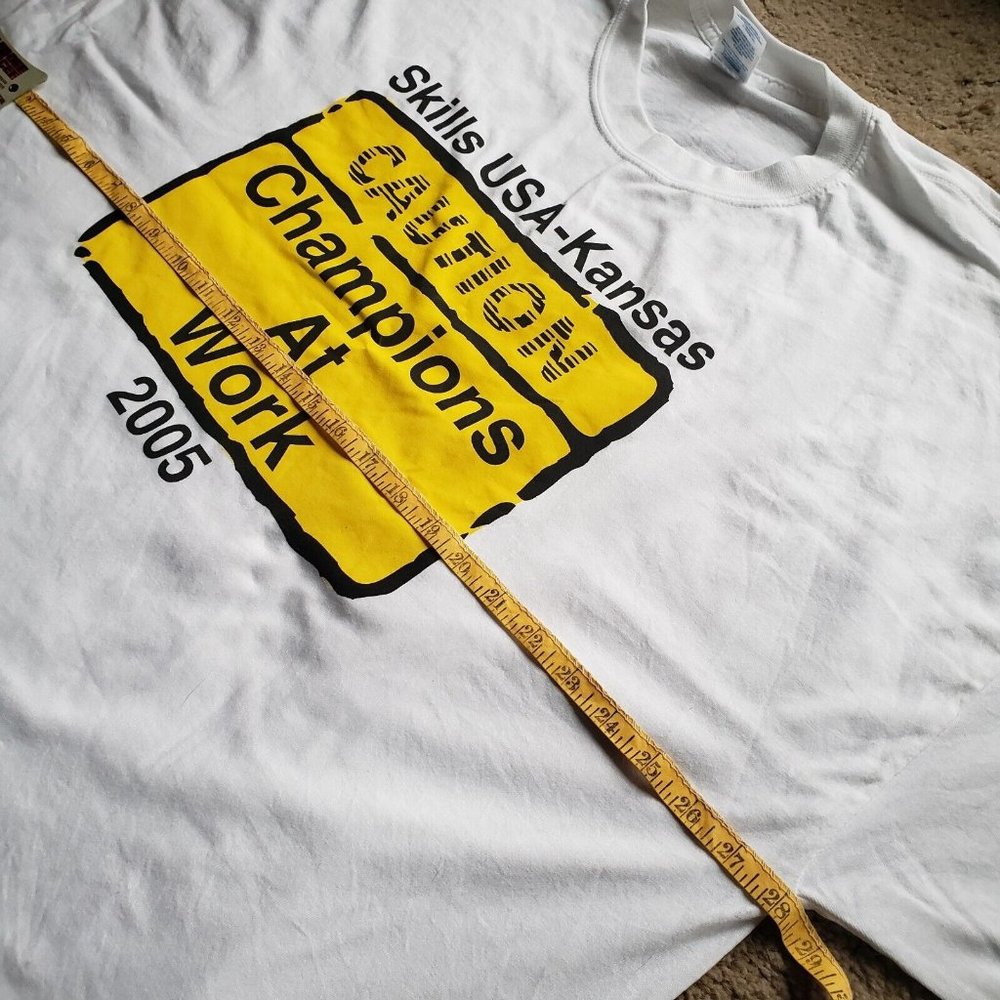 Vtg 2005 New VICA Skills‎ USA Kansas National Conference Shirt XXXL - Picture 6 of 10